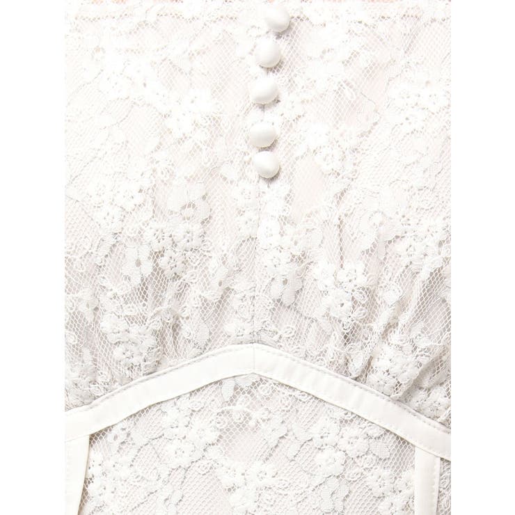 ネックツイスト刺繍レースドレス | dazzlin | 詳細画像34 