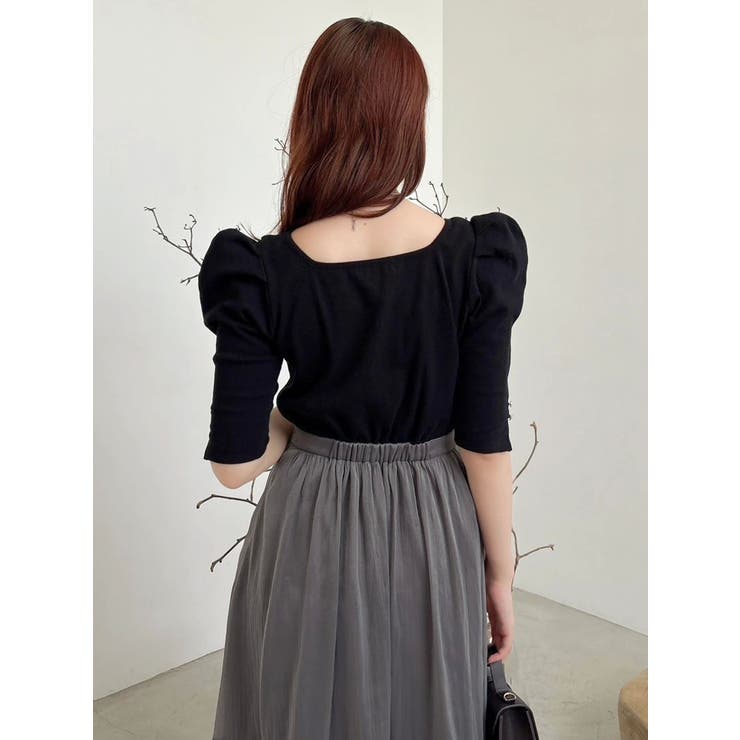 【藤井サチコラボ】パワショルドッキングワンピース | dazzlin | 詳細画像16 