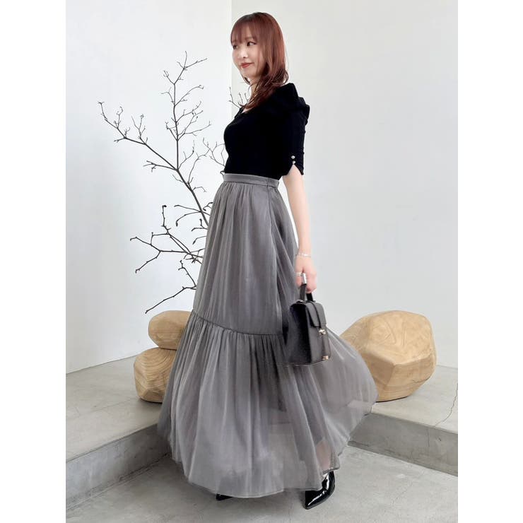 【藤井サチコラボ】パワショルドッキングワンピース | dazzlin | 詳細画像18 