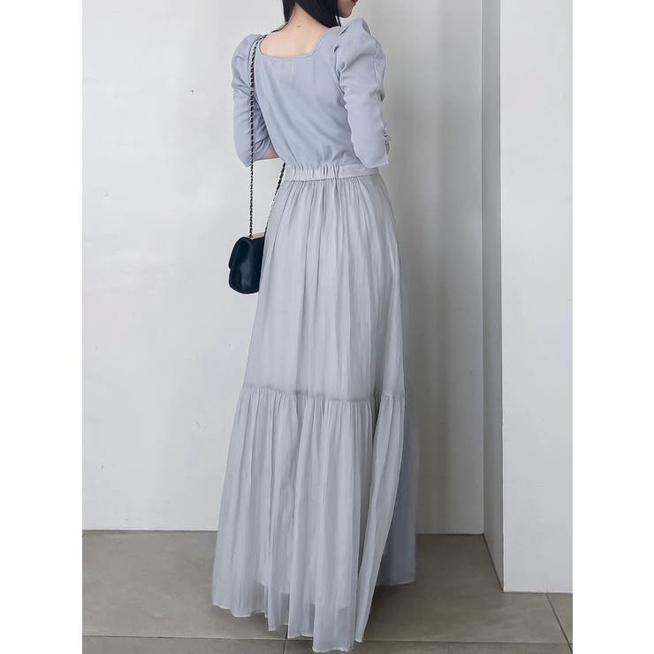 【藤井サチコラボ】パワショルドッキングワンピース | dazzlin | 詳細画像26 