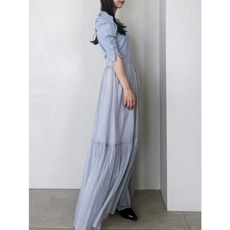 【藤井サチコラボ】パワショルドッキングワンピース | dazzlin | 詳細画像27 