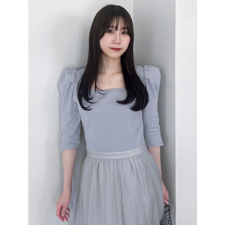 【藤井サチコラボ】パワショルドッキングワンピース | dazzlin | 詳細画像28 