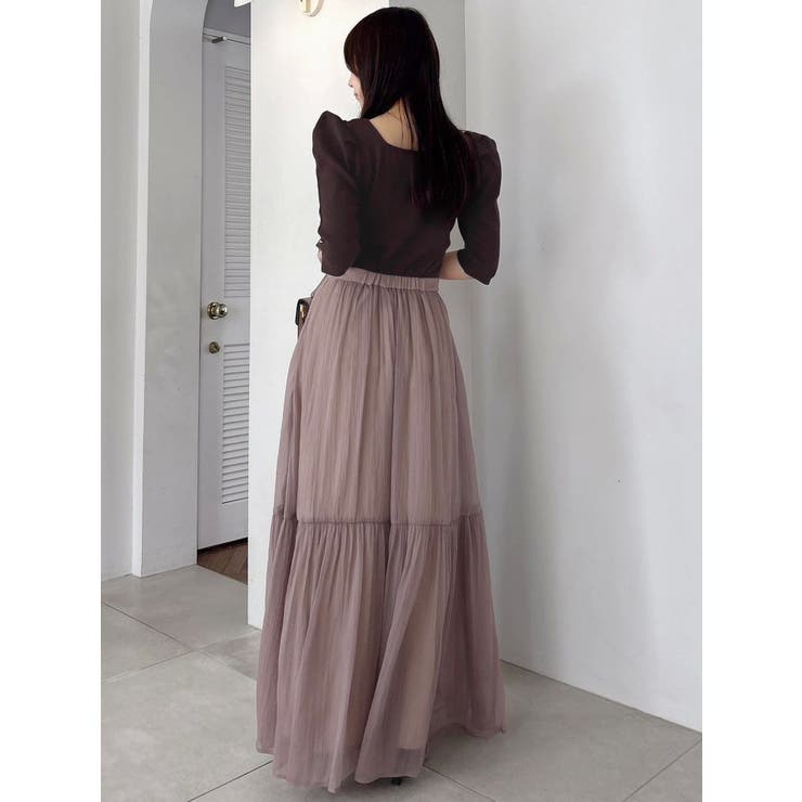 【藤井サチコラボ】パワショルドッキングワンピース | dazzlin | 詳細画像36 