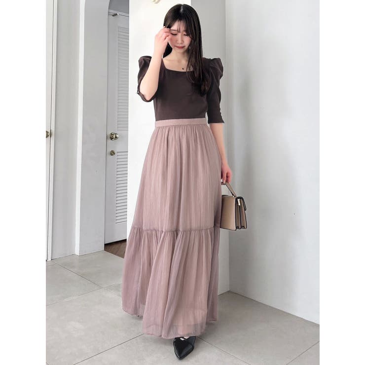 【藤井サチコラボ】パワショルドッキングワンピース | dazzlin | 詳細画像37 