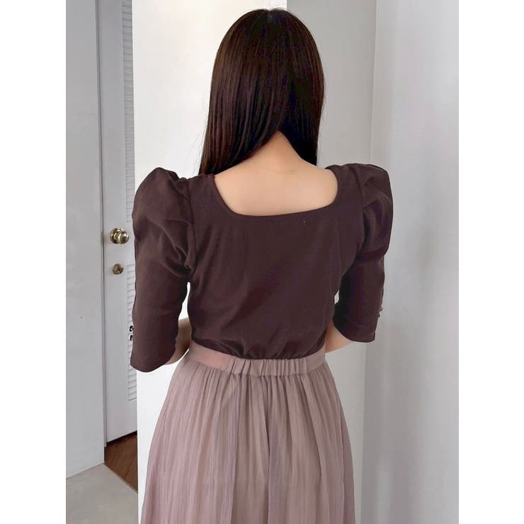 【藤井サチコラボ】パワショルドッキングワンピース | dazzlin | 詳細画像40 