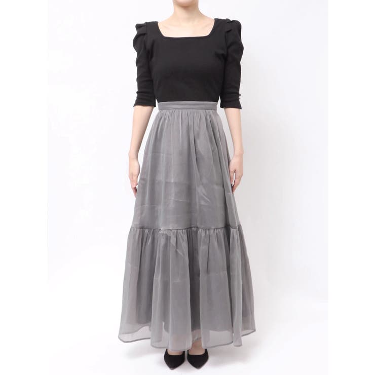 【藤井サチコラボ】パワショルドッキングワンピース | dazzlin | 詳細画像44 