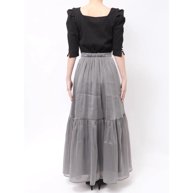 【藤井サチコラボ】パワショルドッキングワンピース | dazzlin | 詳細画像46 