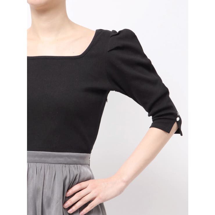 【藤井サチコラボ】パワショルドッキングワンピース | dazzlin | 詳細画像48 