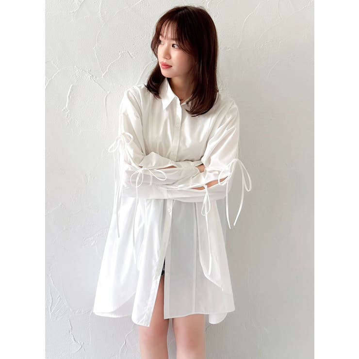 シャツイレフレアミニワンピース | dazzlin | 詳細画像13 