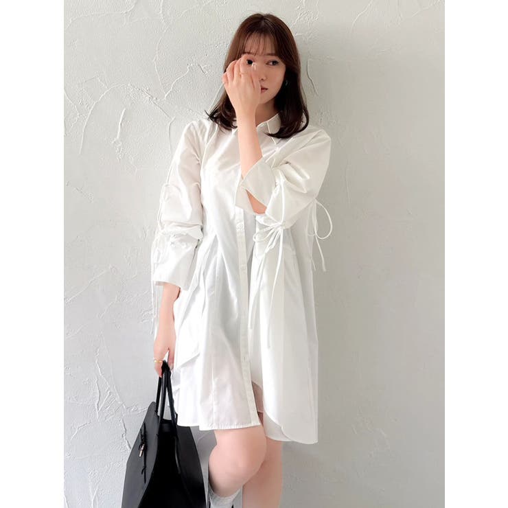 シャツイレフレアミニワンピース | dazzlin | 詳細画像14 