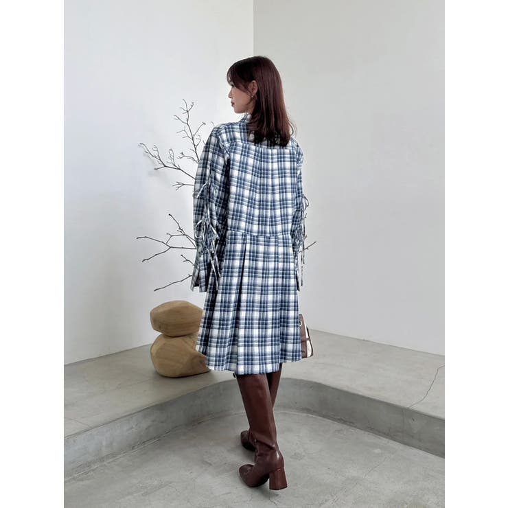 シャツイレフレアミニワンピース | dazzlin | 詳細画像25 