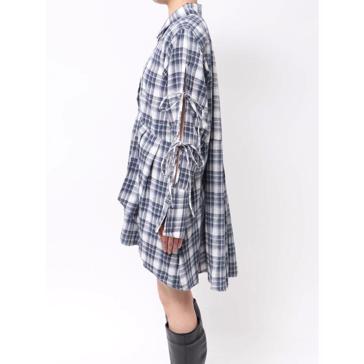 シャツイレフレアミニワンピース | dazzlin | 詳細画像27 