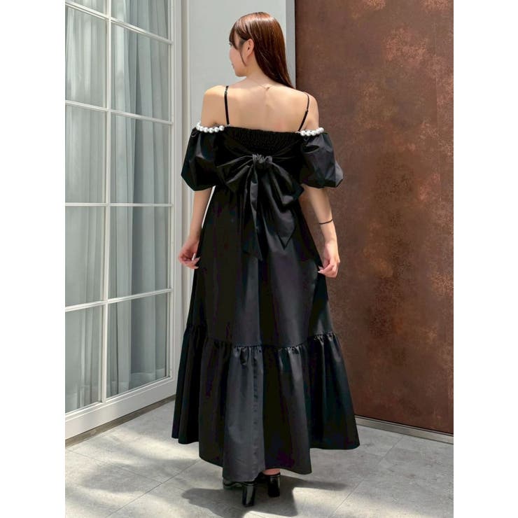 【吉田朱里】パール2wayボリュームワンピース | dazzlin | 詳細画像17 