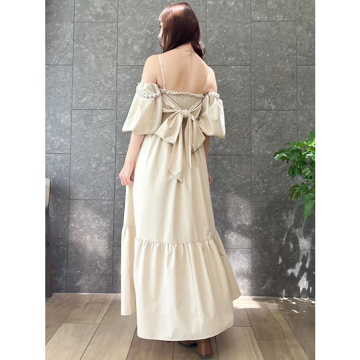 【吉田朱里】パール2wayボリュームワンピース | dazzlin | 詳細画像24 