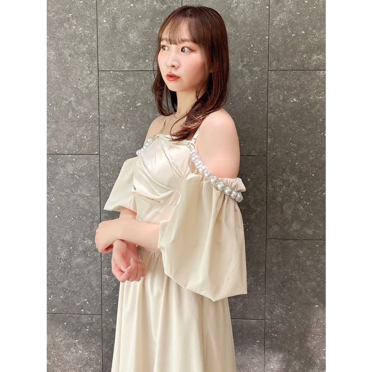 【吉田朱里】パール2wayボリュームワンピース | dazzlin | 詳細画像26 