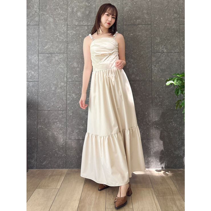 【吉田朱里】パール2wayボリュームワンピース | dazzlin | 詳細画像32 