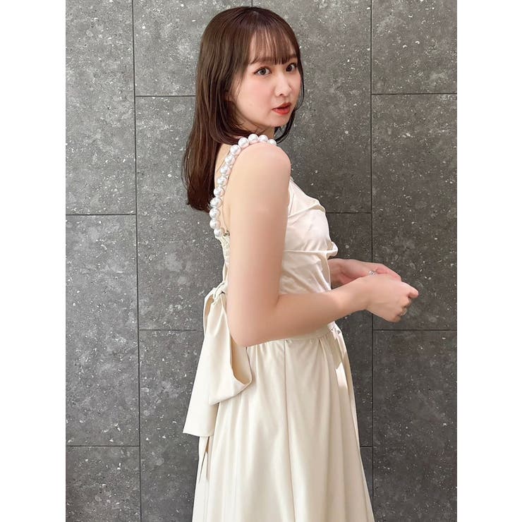 【吉田朱里】パール2wayボリュームワンピース | dazzlin | 詳細画像34 
