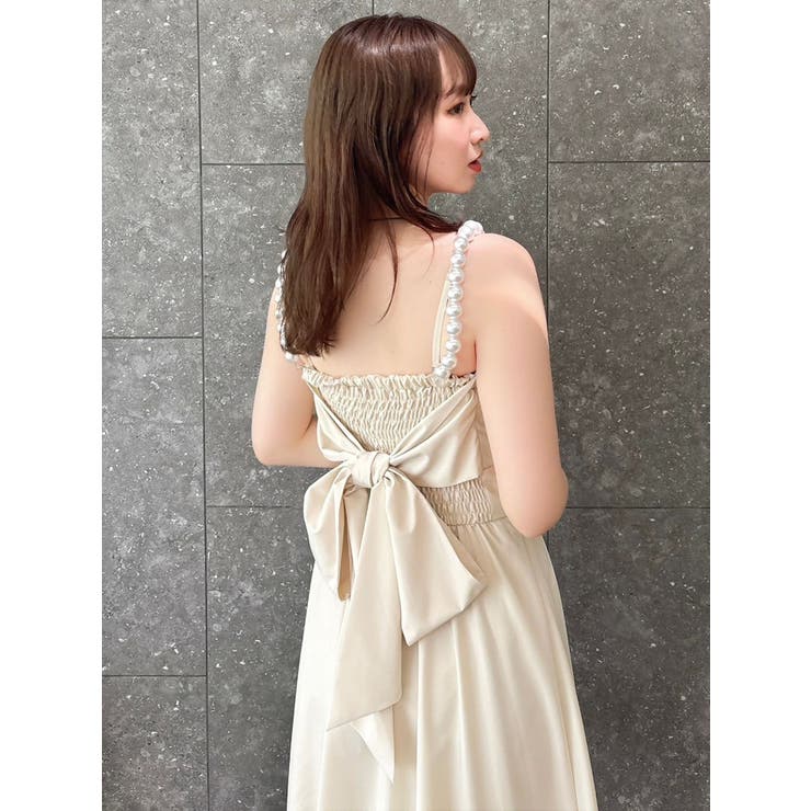 【吉田朱里】パール2wayボリュームワンピース | dazzlin | 詳細画像35 