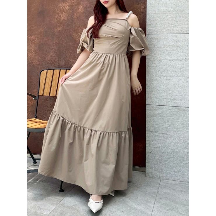 【吉田朱里】パール2wayボリュームワンピース | dazzlin | 詳細画像43 