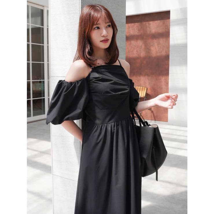 【吉田朱里】パール2wayボリュームワンピース | dazzlin | 詳細画像46 