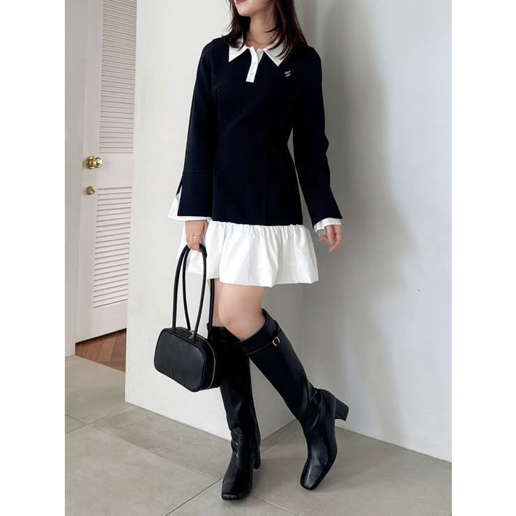 【WEB限定】ポロバルーンスソミニワンピース | dazzlin | 詳細画像10 