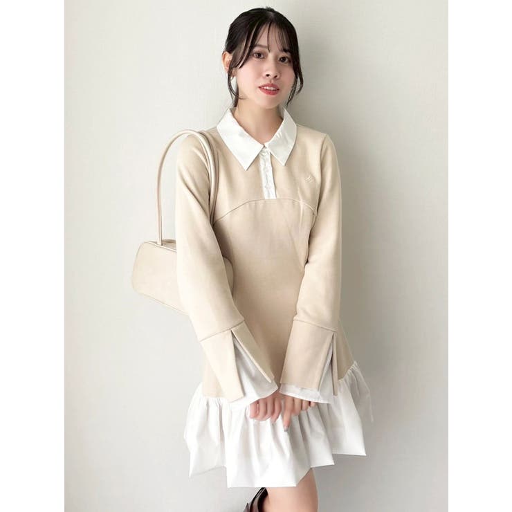 【WEB限定】ポロバルーンスソミニワンピース | dazzlin | 詳細画像12 