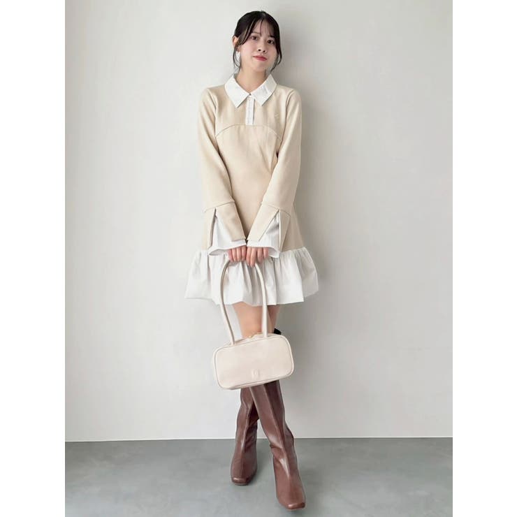 【WEB限定】ポロバルーンスソミニワンピース | dazzlin | 詳細画像16 