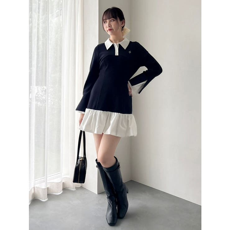 【WEB限定】ポロバルーンスソミニワンピース | dazzlin | 詳細画像32 