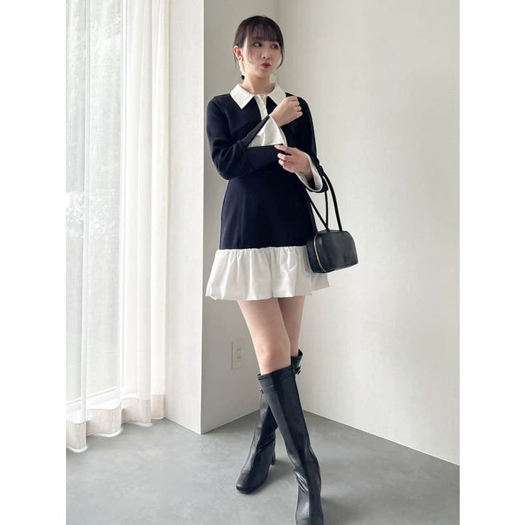 【WEB限定】ポロバルーンスソミニワンピース | dazzlin | 詳細画像36 