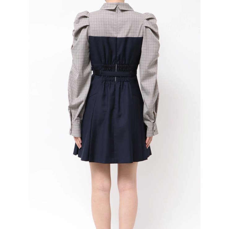 長袖レイヤードシャツミニワンピース | dazzlin | 詳細画像33 