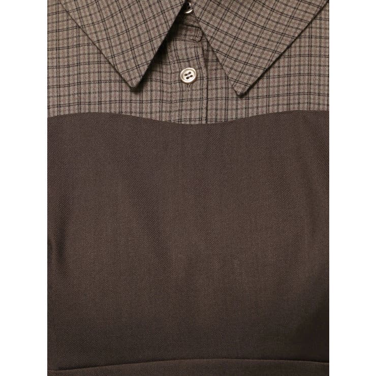 長袖レイヤードシャツミニワンピース | dazzlin | 詳細画像40 