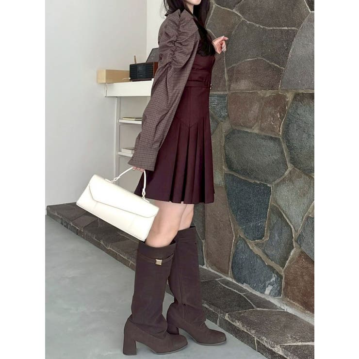 長袖レイヤードシャツミニワンピース | dazzlin | 詳細画像43 