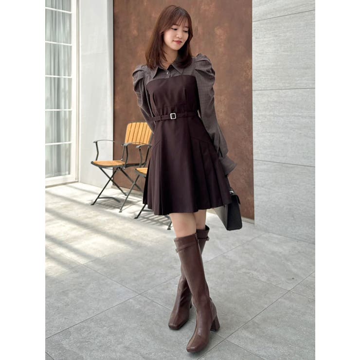 【美品】dazzlin レイヤードシャツミニワンピース Mサイズ dazzlin ワンピース レイヤードシャツミニワンピース : ZOZOTOWN