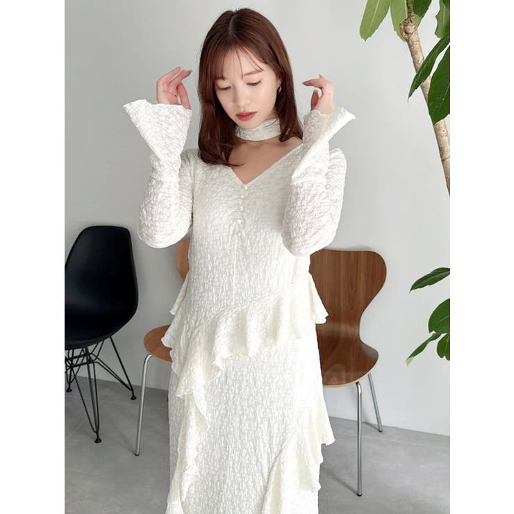 アシメフリルレースワンピース | dazzlin | 詳細画像13 