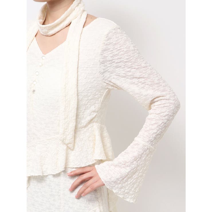 アシメフリルレースワンピース | dazzlin | 詳細画像30 