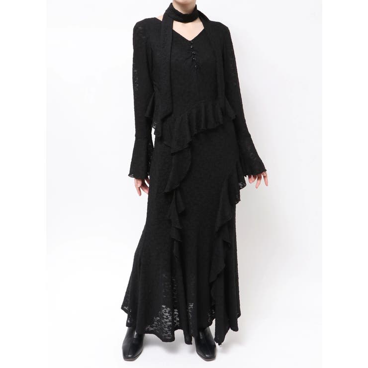 アシメフリルレースワンピース | dazzlin | 詳細画像37 