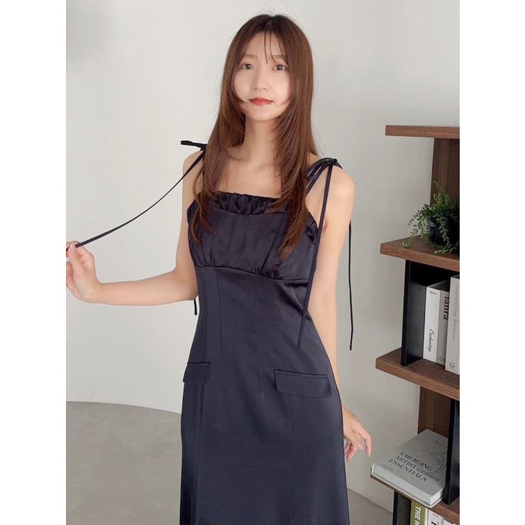 レイヤードライクリボンキャミワンピース | dazzlin | 詳細画像12 