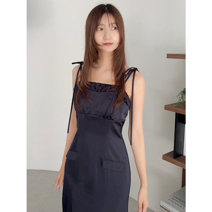 レイヤードライクリボンキャミワンピース | dazzlin | 詳細画像13 