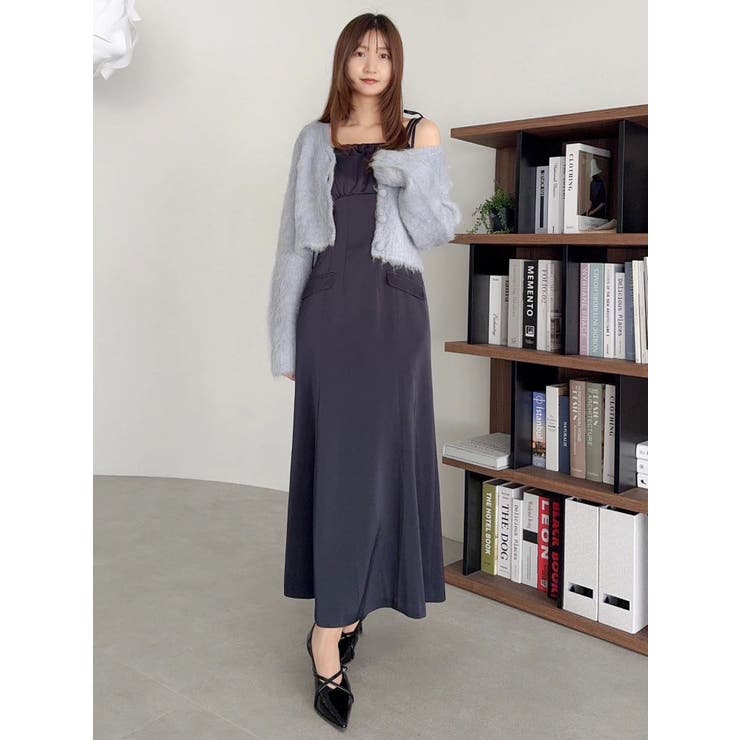 レイヤードライクリボンキャミワンピース | dazzlin | 詳細画像23 