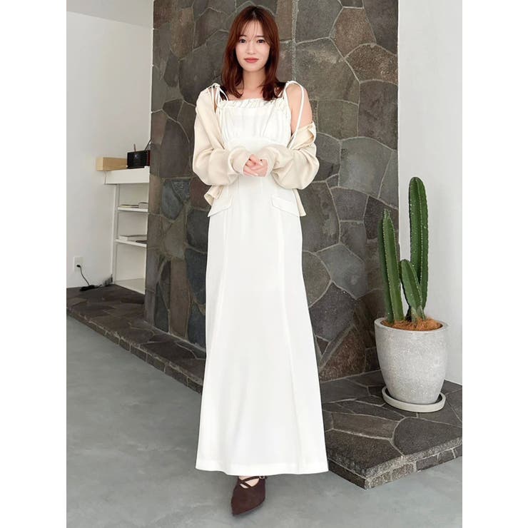 レイヤードライクリボンキャミワンピース | dazzlin | 詳細画像49 