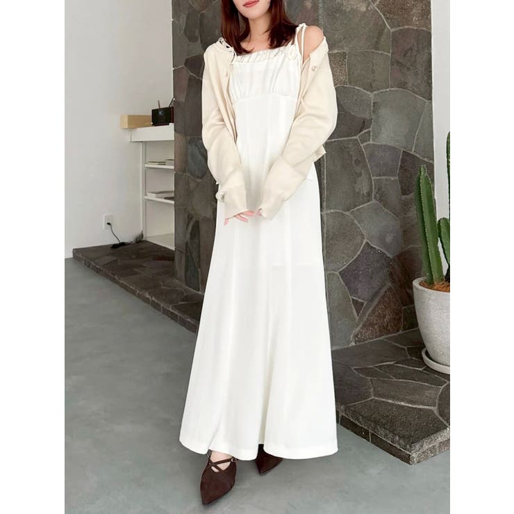 レイヤードライクリボンキャミワンピース | dazzlin | 詳細画像50 