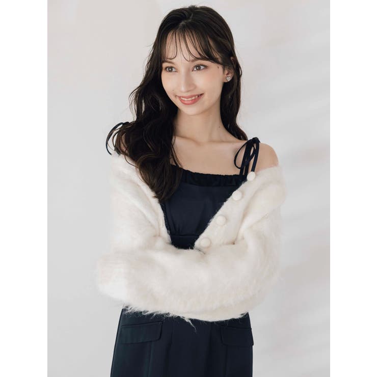 レイヤードライクリボンキャミワンピース | dazzlin | 詳細画像6 