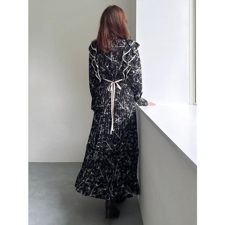 【WEB限定カラーあり】ダブルフリルフラワープリーツワンピース | dazzlin | 詳細画像25 