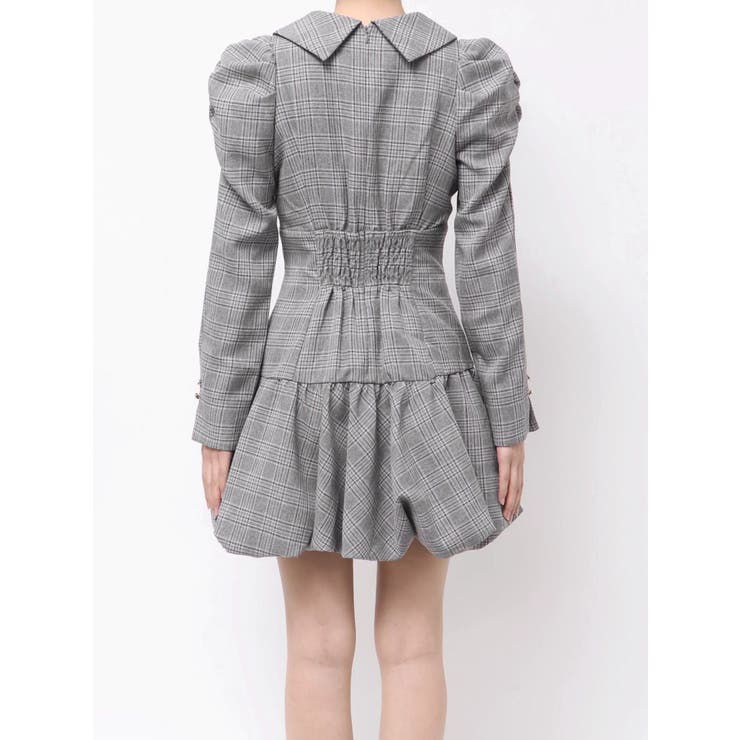 バルーンチェックミニワンピース | dazzlin | 詳細画像49 