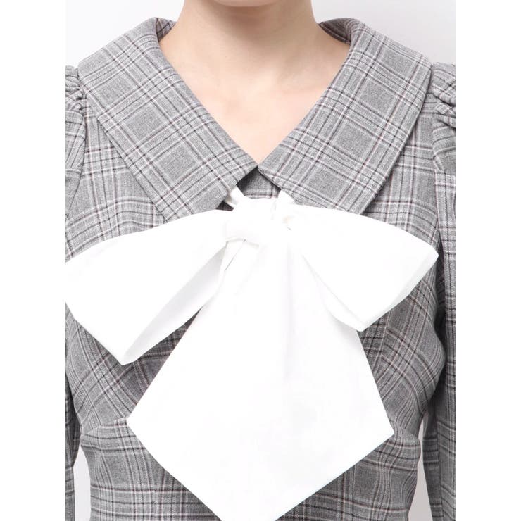 バルーンチェックミニワンピース | dazzlin | 詳細画像50 