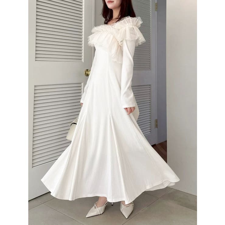 クロスフリルカットワンピース | dazzlin | 詳細画像10 