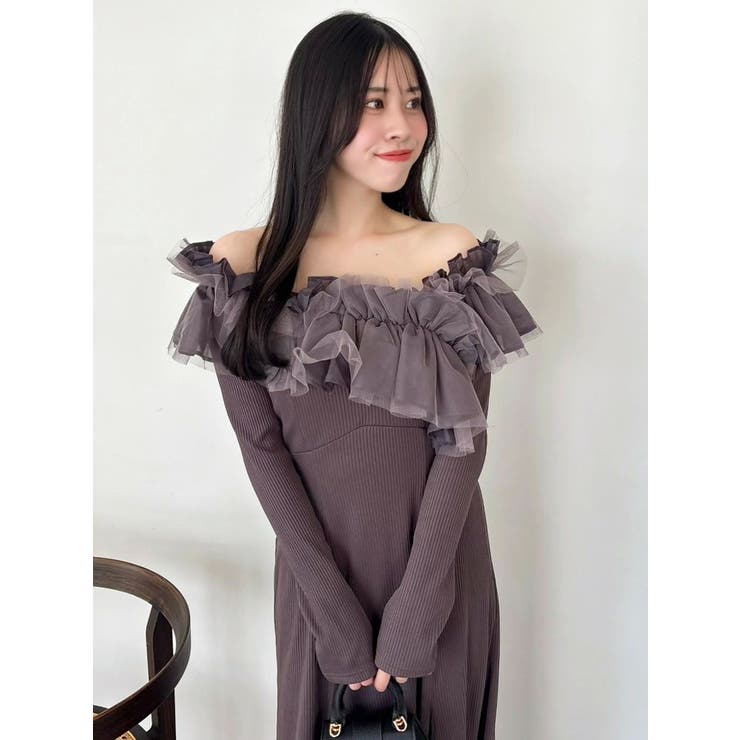 クロスフリルカットワンピース | dazzlin | 詳細画像20 