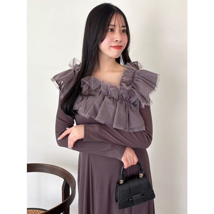 クロスフリルカットワンピース | dazzlin | 詳細画像21 