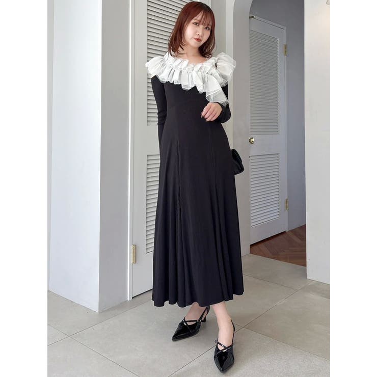 クロスフリルカットワンピース | dazzlin | 詳細画像24 