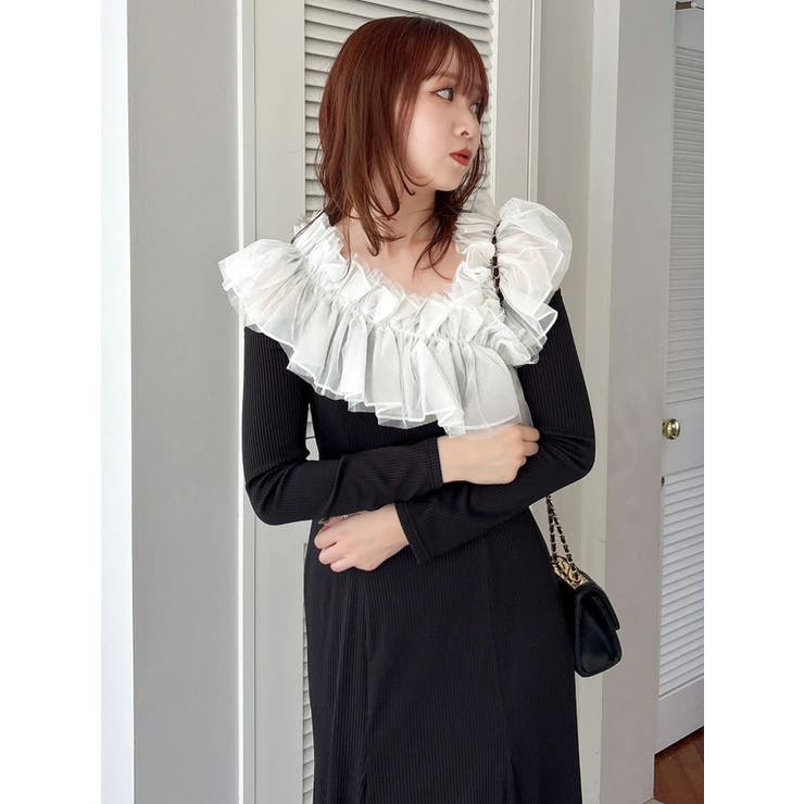 クロスフリルカットワンピース | dazzlin | 詳細画像26 